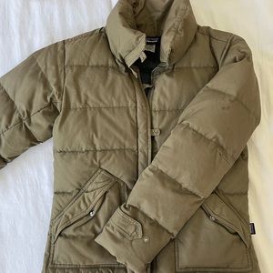 Green Patagonia Down Puffer Jacket